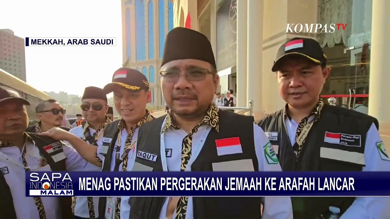 Menag Pantau Langsung Gerak Jemaah Haji Indonesia Menuju Arafah