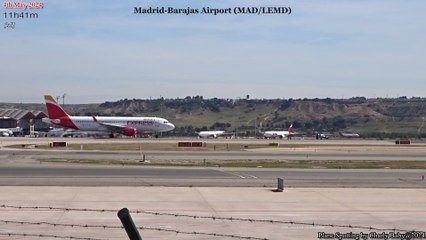 ⏱ Madrid-Barajas Airport 3h Timelapse⏱  (4th May 2024)
