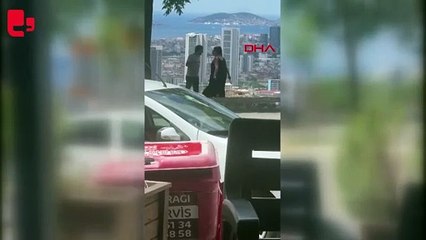 Manzara izleyen ikili arasında satırlı tartışma