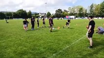 Pittsburgh Steelers host American football youth camp in Belfast