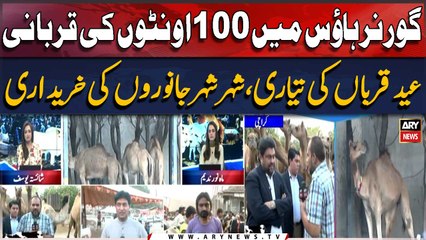 Eid-ul-Adha 2024: 100 camels to be sacrificed at Governor’s House