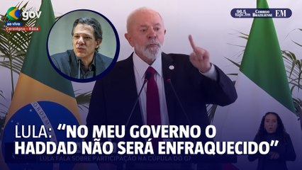 Lula defende Haddad e volta a falar da taxa de juros