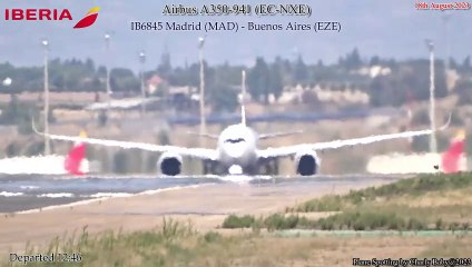 ❤ Madrid-Barajas Spotting ❤ Heavy Takeoffs on RWY 14R - Summer 2023 (18th August)
