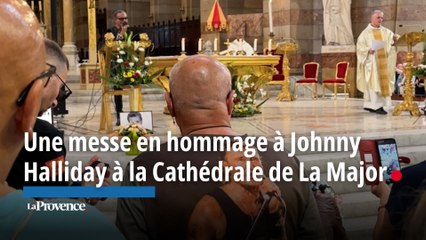 Une messe en hommage à Johnny Halliday à la Cathédrale de La Major