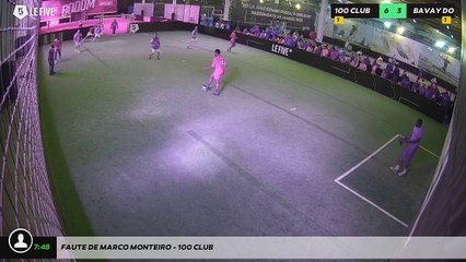 Faute de Marco Monteiro - 100 CLUB
