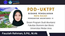PDD-UKTPT VIDIO PENGAJARAN | SERDOS SMART 2024 | FAUZIAH RAHMAN | UNIVERSITAS MEDAN AREA