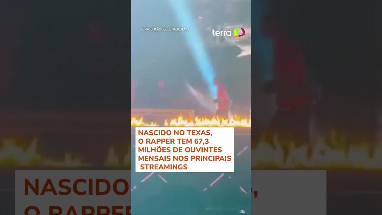 Rapper americano usa camisa do Flamengo em show nos Estados Unidos #shorts