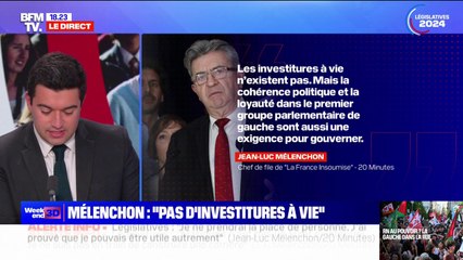 Frondeurs LFI non-investis aux législatives: "La cohérence politique et la loyauté sont aussi une exigence pour gouverner", affirme Jean-Luc Mélenchon