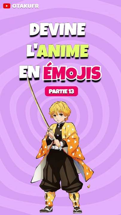 Devine l'ANIME en ÉMOJI (Partie 13) #anime #quiz #animequiz