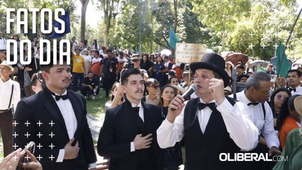 Multidão celebra reconstituição da chegada dos fundadores da Assembleia de Deus a Belém