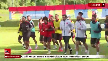 A Milli Futbol Takımı'nda Gürcistan maçı hazırlıkları sürdü
