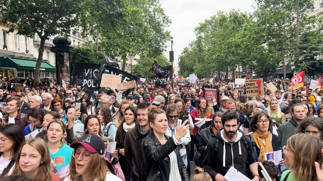 Manifestation anti-RN à Paris : « Y’a de l’espoir mais beaucoup d’inquiétude »