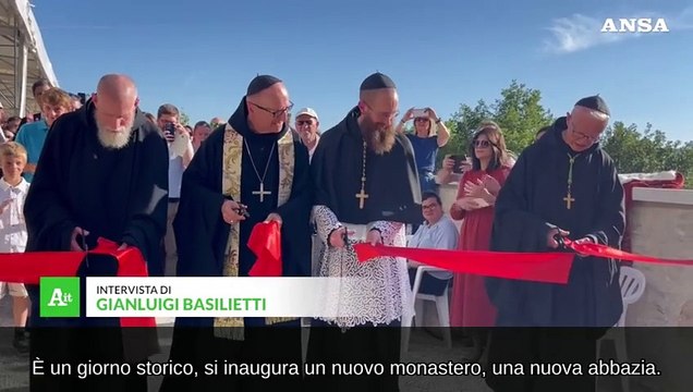 Norcia, inaugurata la nuova abbazia di San Benedetto