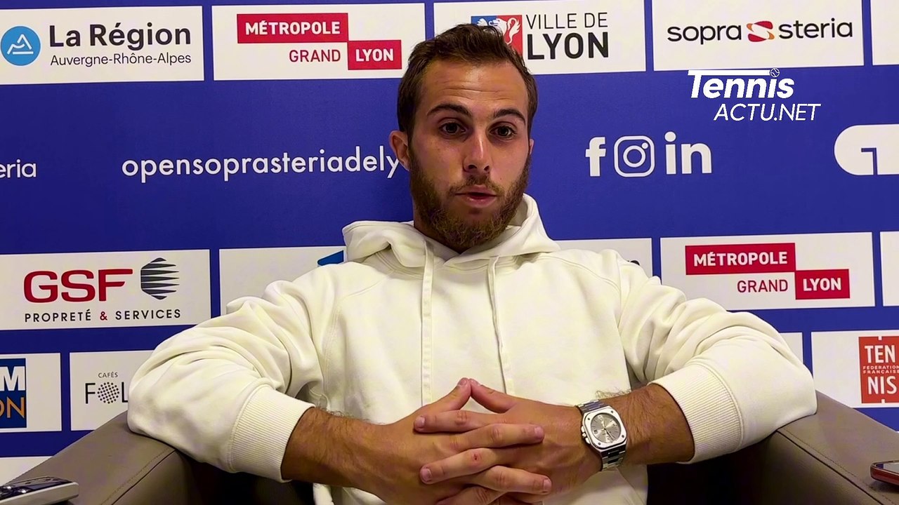 Tennis - Lyon 2024 - Hugo Gaston : "Je m'entend...