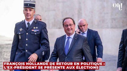 François Hollande de retour en politique : l'ex-président se présente aux élections