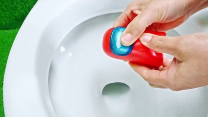 Experiment: Football VS Coca Cola Zero, Fanta, Mtn Dew, Mirrinda and Mentos in the toilet #010