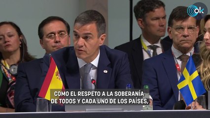 Sánchez se va a Suiza a "defender" la soberanía de Ucrania mientras da alas al separatismo en España
