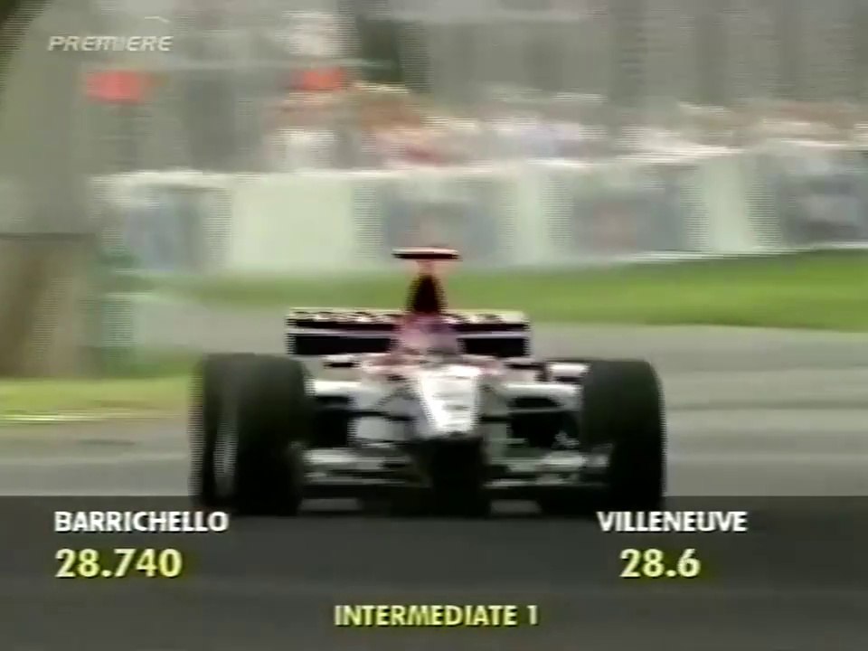 F1 – Jacques Villeneuve (BAR Honda V10) lap in qualifying – Australia 2003