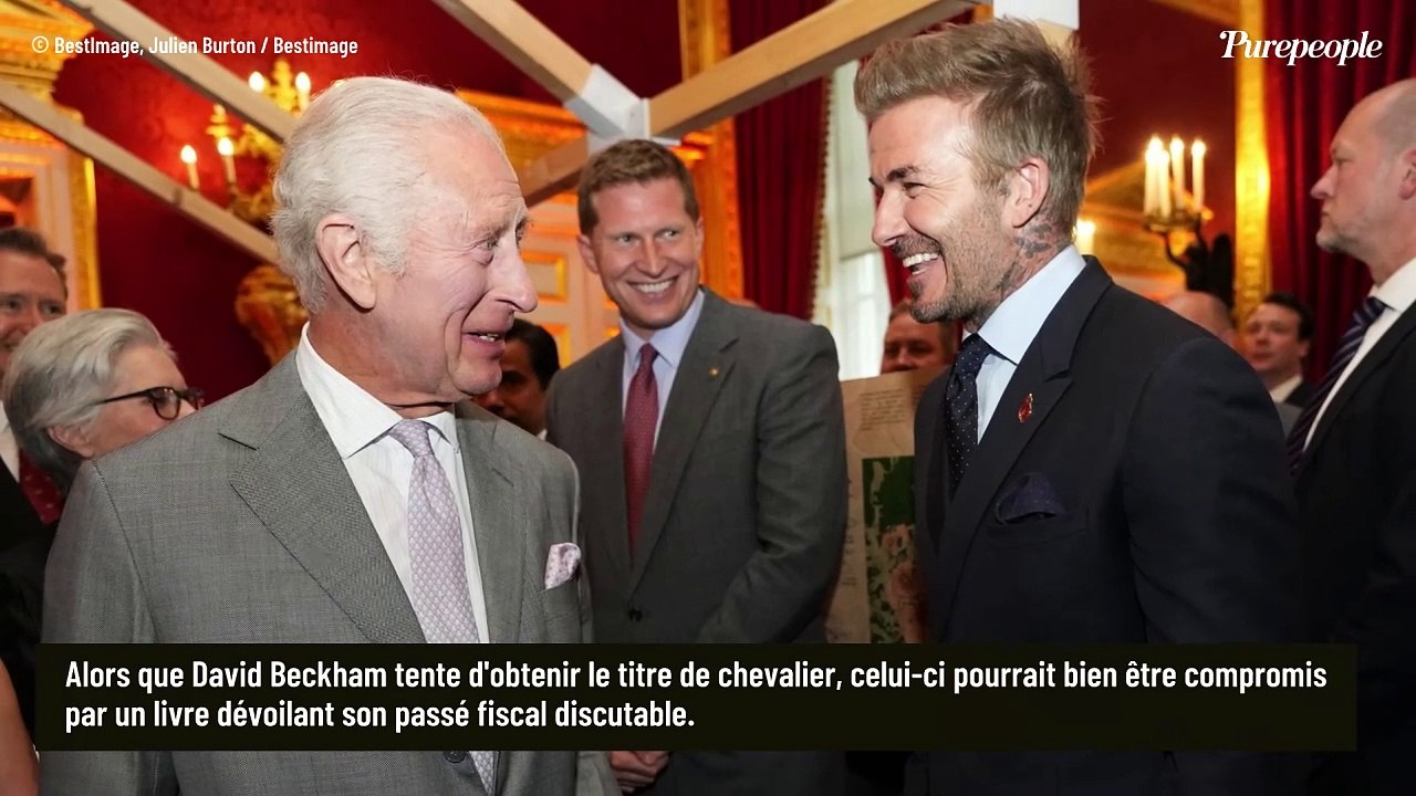 David Backham au coeur d'un livre dénonçant ses pratiques fiscales et son obsession de l'argent : son titre de chevalier remis en question