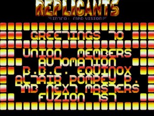 Atari ST Cracktro - Supercars II by Mad Vision & The Replicants