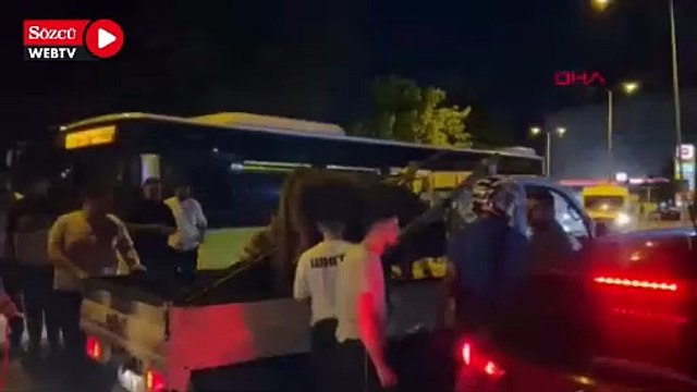 Ataşehir’de kaçan kurbanlık ortalığı birbirine kattı