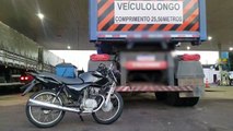 Andado de moto na rodovia, adolescente se envolve em acidente na BR-467 em Cascavel