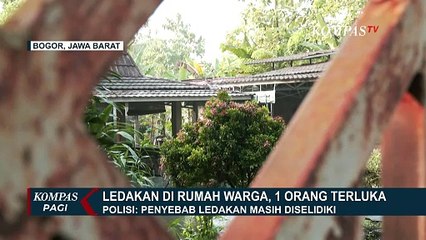 Geger Ledakan Sebuah Rumah Warga di Bogor, 1 Orang Terluka