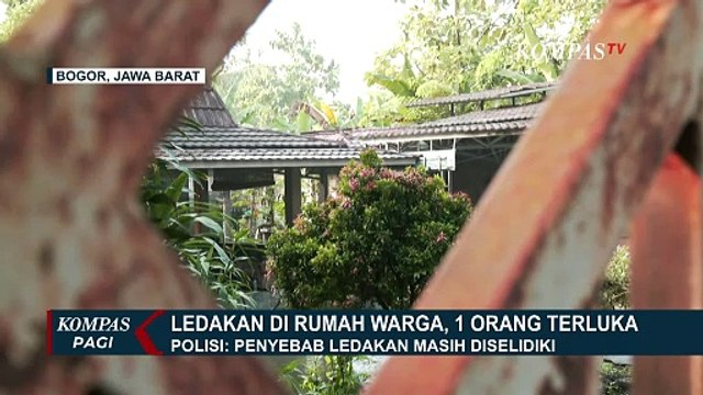Geger Ledakan Sebuah Rumah Warga di Bogor, 1 Orang Terluka