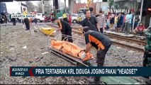 Pria di Jakarta Barat Tewas Tertabrak Kereta, Diduga Jogging Pakai Headset