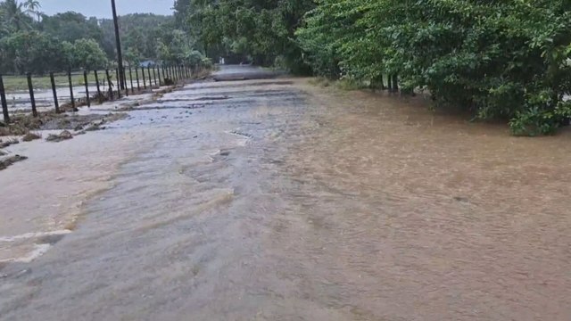 Lluvias dejan calles anegadas y viviendas afectadas en Quebro, Veraguas