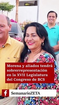 Sobrerrepresentación de Morena y aliados en Congreso de BCS.