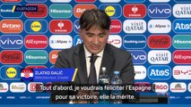 Croatie - Dalić : “Trop lent, trop loin de l’adversaire et pas assez agressif”