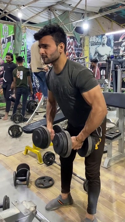 How to make shoulder state dumble workout bignner