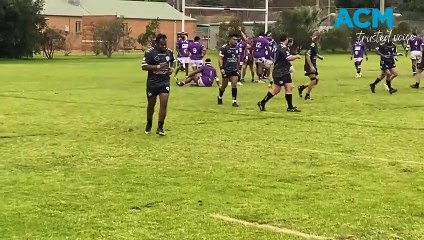 Blacks battle hard against rivals Leeton