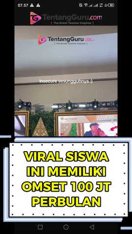 VIRAL SISWA INI MEMILIKI OMSET 100 JT