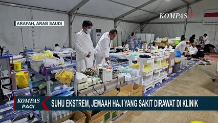 Suhu Ekstrem, Jemaah Haji yang Sakit Dirawat di Klinik