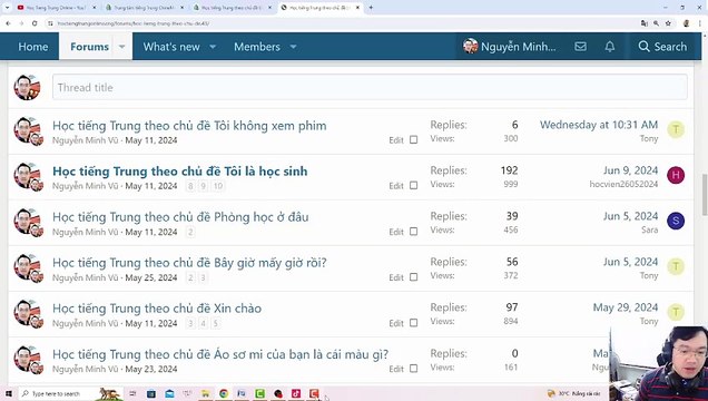 Trung tâm tiếng Trung Quận Thanh Xuân Thầy Vũ đào tạo Hán ngữ giao tiếp cơ bản nâng cao