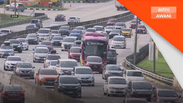 Aliran trafik di lebuh raya utama terkawal