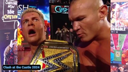 -'Randy Orton eyes on Cody Rhodes' CM Punk F**ked Drew McIntyre | Clash at the Castle Highlights 2024