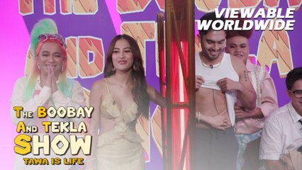 TBATS: Angel Leighton, na-turn on sa pa-abs ni Mr. Kapeng Barako!