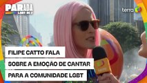 Filipe Catto fala sobre a emoção de cantar para a comunidade LGBT