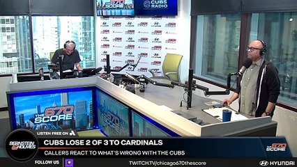 Score caller: Cubs front office 'continues to shackle itself'