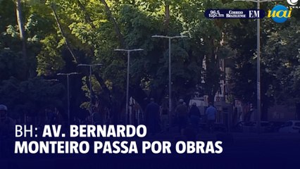 Avenida Bernardo Monteiro passa por obras