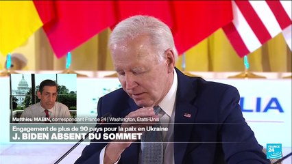 Sommet sur l'Ukraine : Joe Biden absent, quels enjeux ?