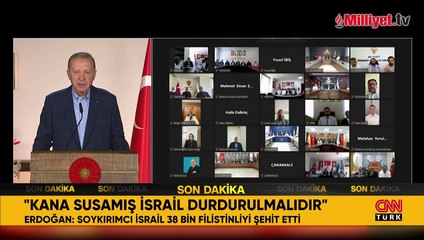 Cumhurbaşkanı Erdoğan'dan İsrail mesajı! 'Dünya set çekmek zorundadır'