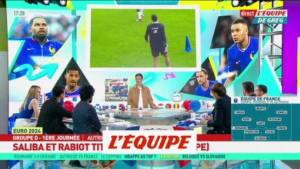 Avec Saliba et Rabiot contre l'Autriche - Foot - Euro - Bleus