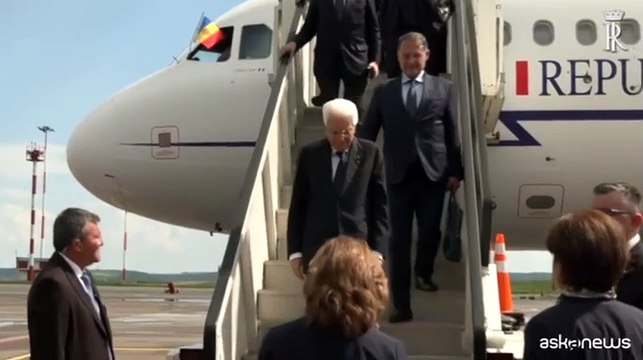 Mattarella arriva a Chisinau, visita nella Repubblica di Moldova