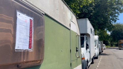 Long term van dwellers in a bristol beauty spot have been given eviction notice from the council