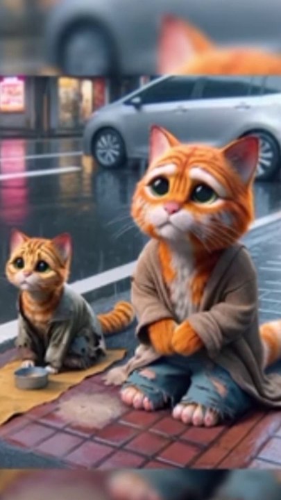 Tom and kitten
