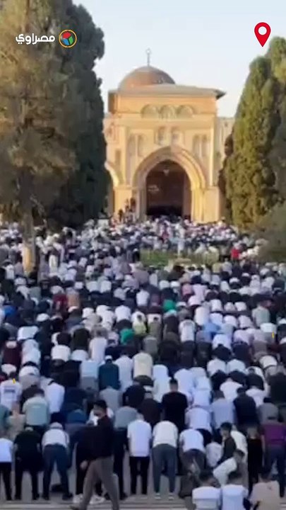 صلاة العيد من المسجد الأقصى المبارك
